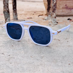 Moscot – 6090 – 51 - White Black – Acetate  – Sunglasses - Unisex