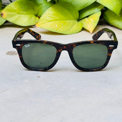 RayBan – 2140 – 54 – Tortoise Green –  Acetate- Sunglasses – Unisex - Premium