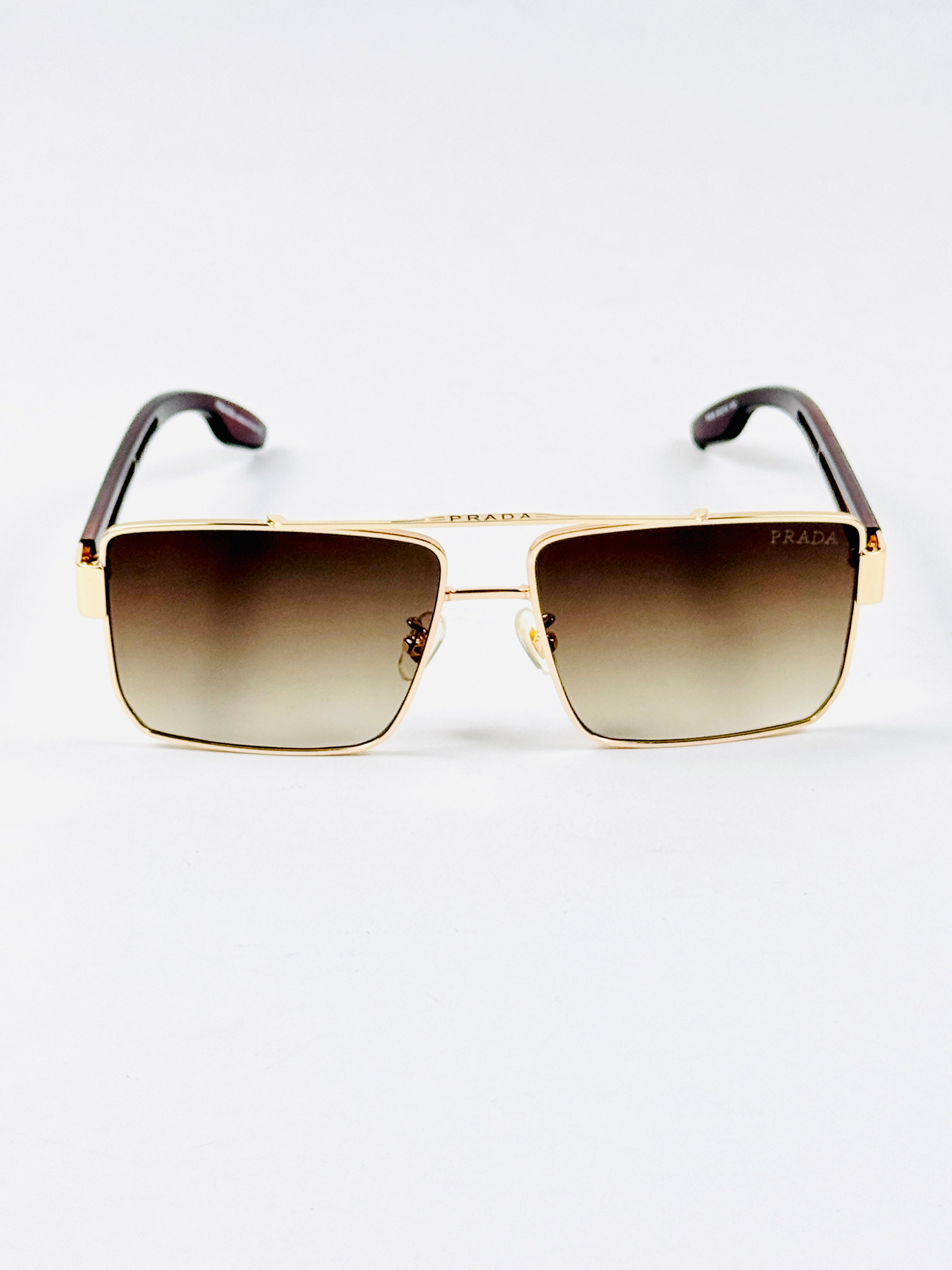 Prada – PR78 – 59 – Golden Brown Gradient – Metal – Sunglasses – Unisex