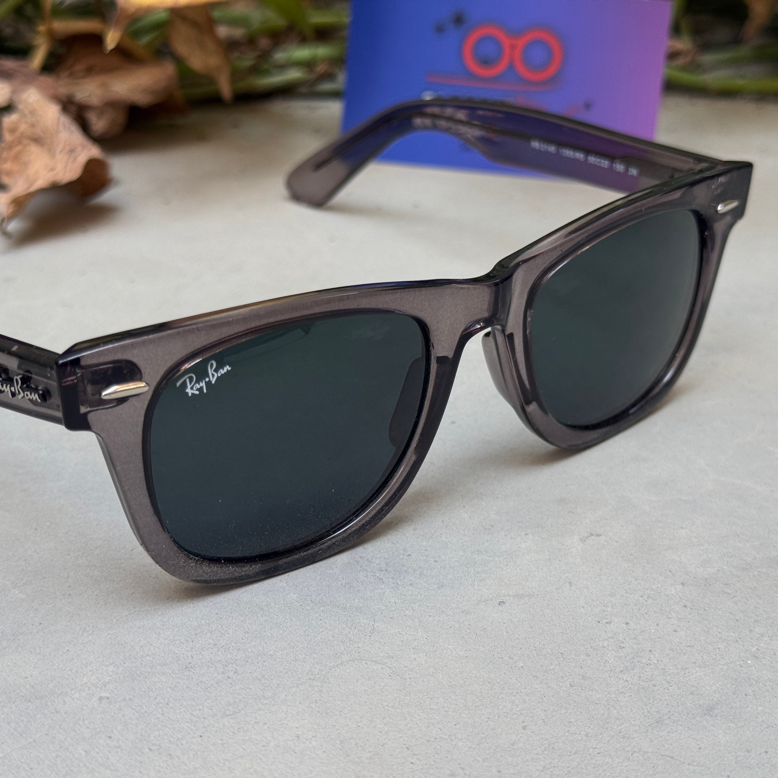 RayBan – 2140 – 50 – Grey –  Acetate- Sunglasses – Unisex - Premium