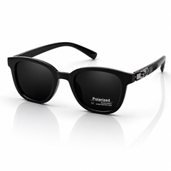 Versace - P1254 – 48 – Black – Acetate – Sunglasses – Unisex