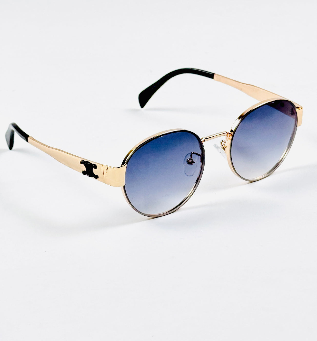 Celine – 2124 - 58 – Golden Black Gradient – Metal – Sunglasses - Unisex