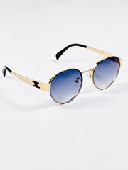 Celine – 2124 - 58 – Golden Black Gradient – Metal – Sunglasses - Unisex