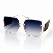 Fendi – 2266 – 60 – Black Gradient – Metal – Sunglasses – Ladies