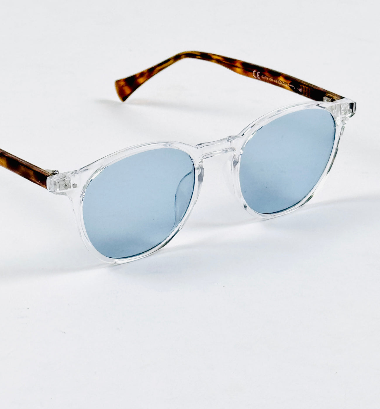 Moscot - 6259 – 49 – Transparent Blue – Acetate – Sunglasses – Unisex