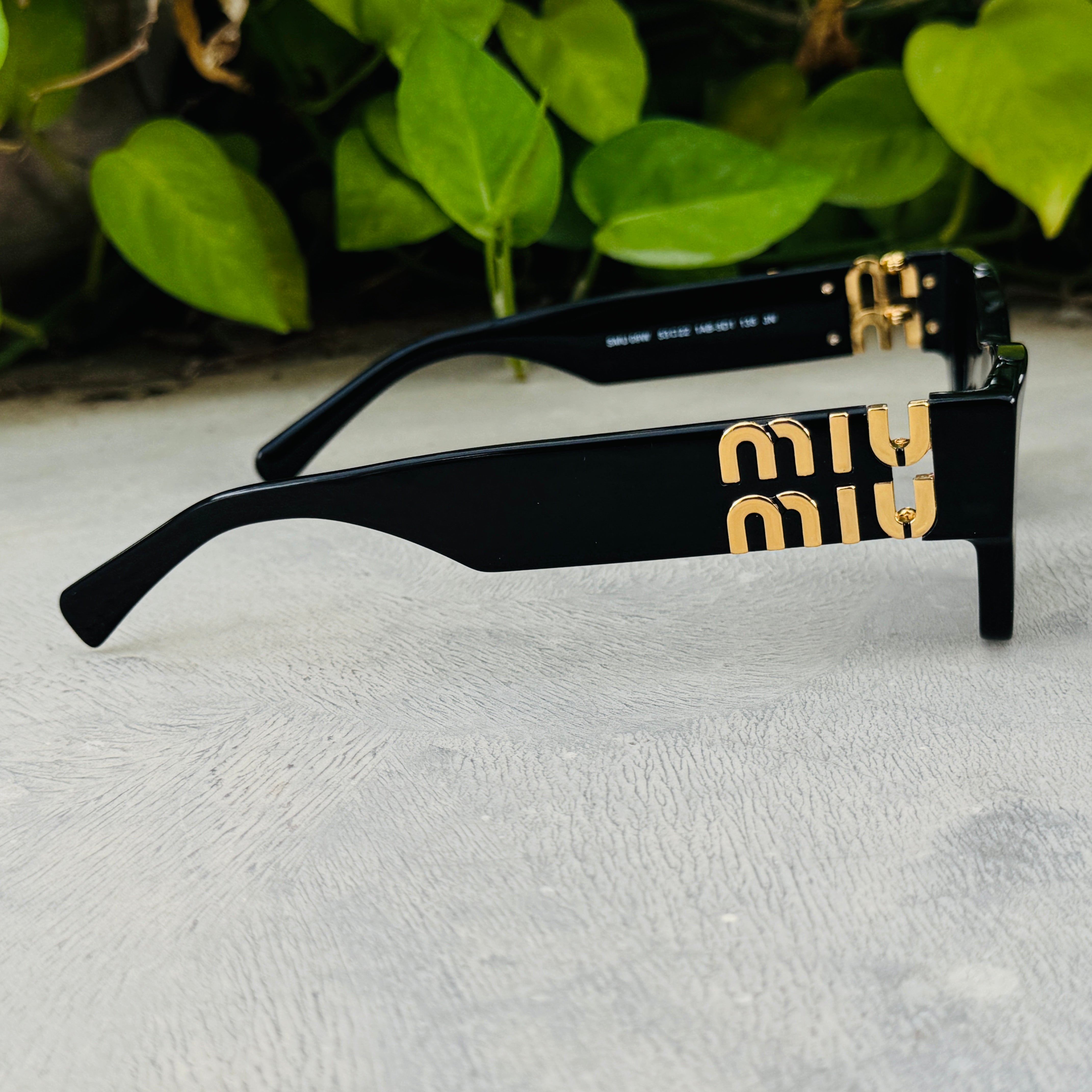 Miu Miu – 09W - 53 – Black – Acetate - Sunglasses – Ladies - Premium