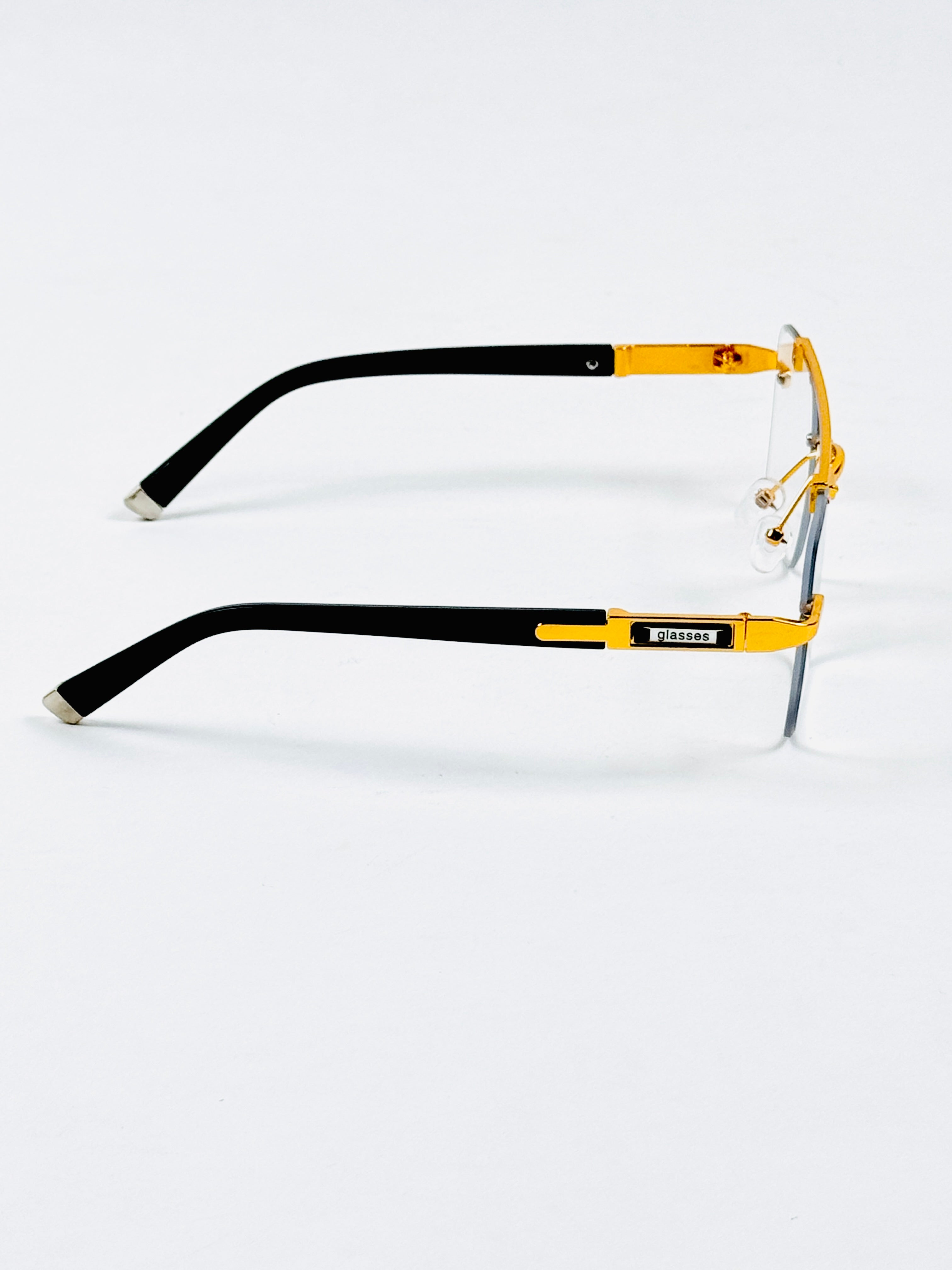Rimless – 2344 – 53 – Golden –  Metal - Optics – Unisex (Transition)