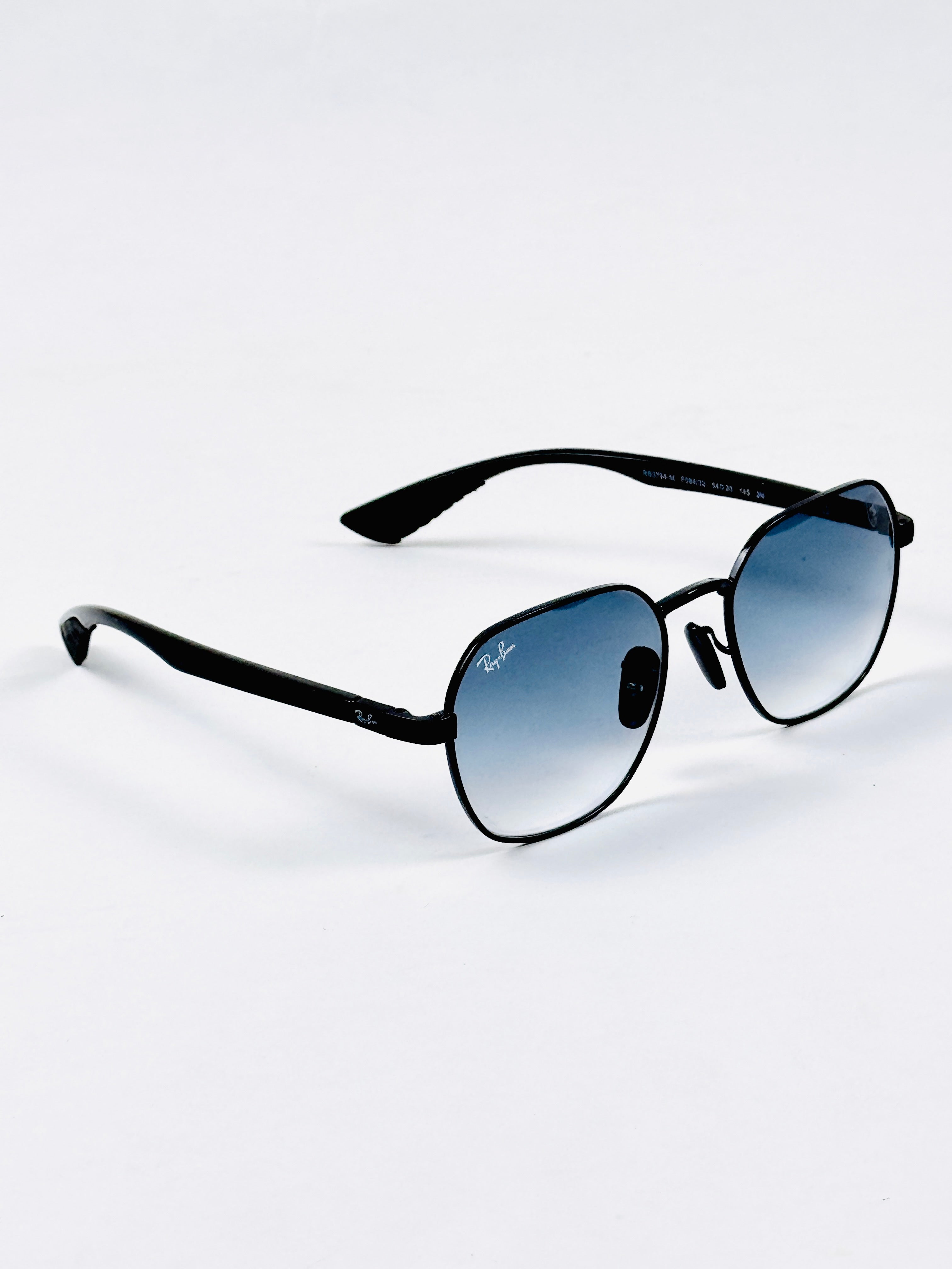 RayBan – 3794 – 54 – Black Blue –  Metal - Sunglasses – Unisex - Premium