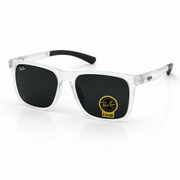 RayBan – 83103 – 56 – White Black –  Acetate- Sunglasses – Unisex (Glass Lens)