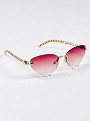 Fendi - 2A386 – 48 – Golden Pink – Metal – Sunglasses – Ladies