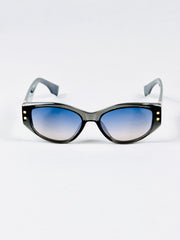 Fendi - 9004 – 55 – Grey Blue – Acetate – Sunglasses – Ladies