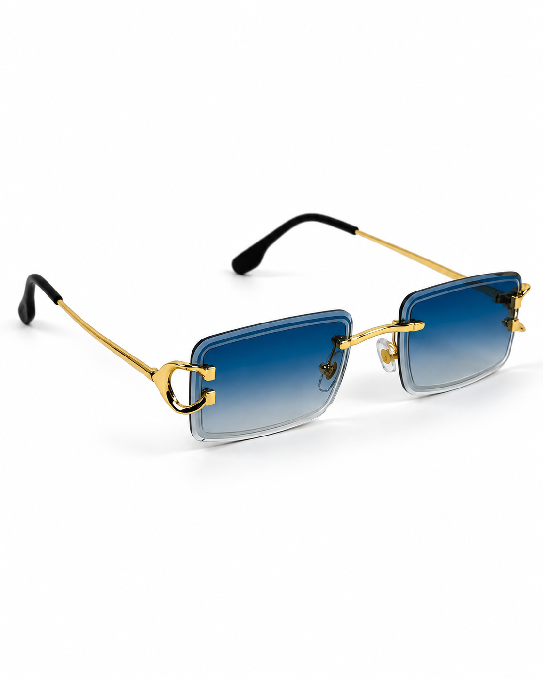 Cartier – CT00920 – 53 – Golden Black Gradient – Metal - Sunglasses – Rimless - Unisex