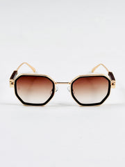 Cartier – 23584 – 56 – Golden Brown – Metal – Sunglasses – Unisex