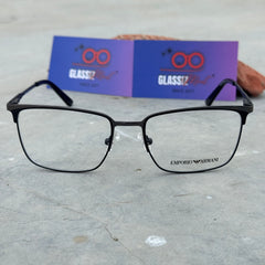 Emporio Armani – 2114 – 54 – Grey Black –  Metal - Optics – Unisex - Premiumm