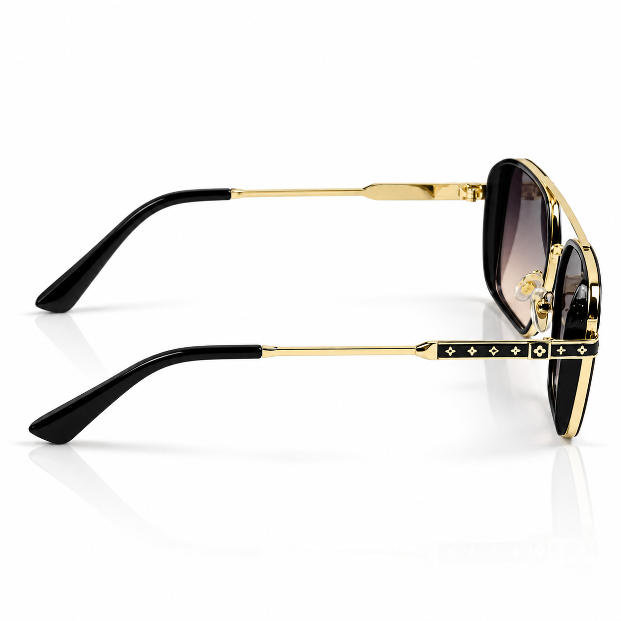 Cartier – 58448 - 57 – Golden Purple – Metal – Sunglasses – Unisex