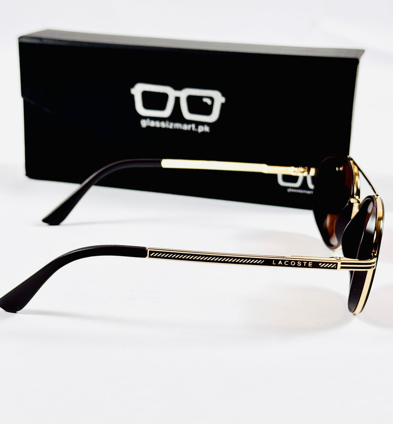 Lacoste – 014 – 53 – Golden Brown – Metal – Sunglasses – Unisex