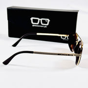 Lacoste – 014 – 53 – Golden Brown – Metal – Sunglasses – Unisex