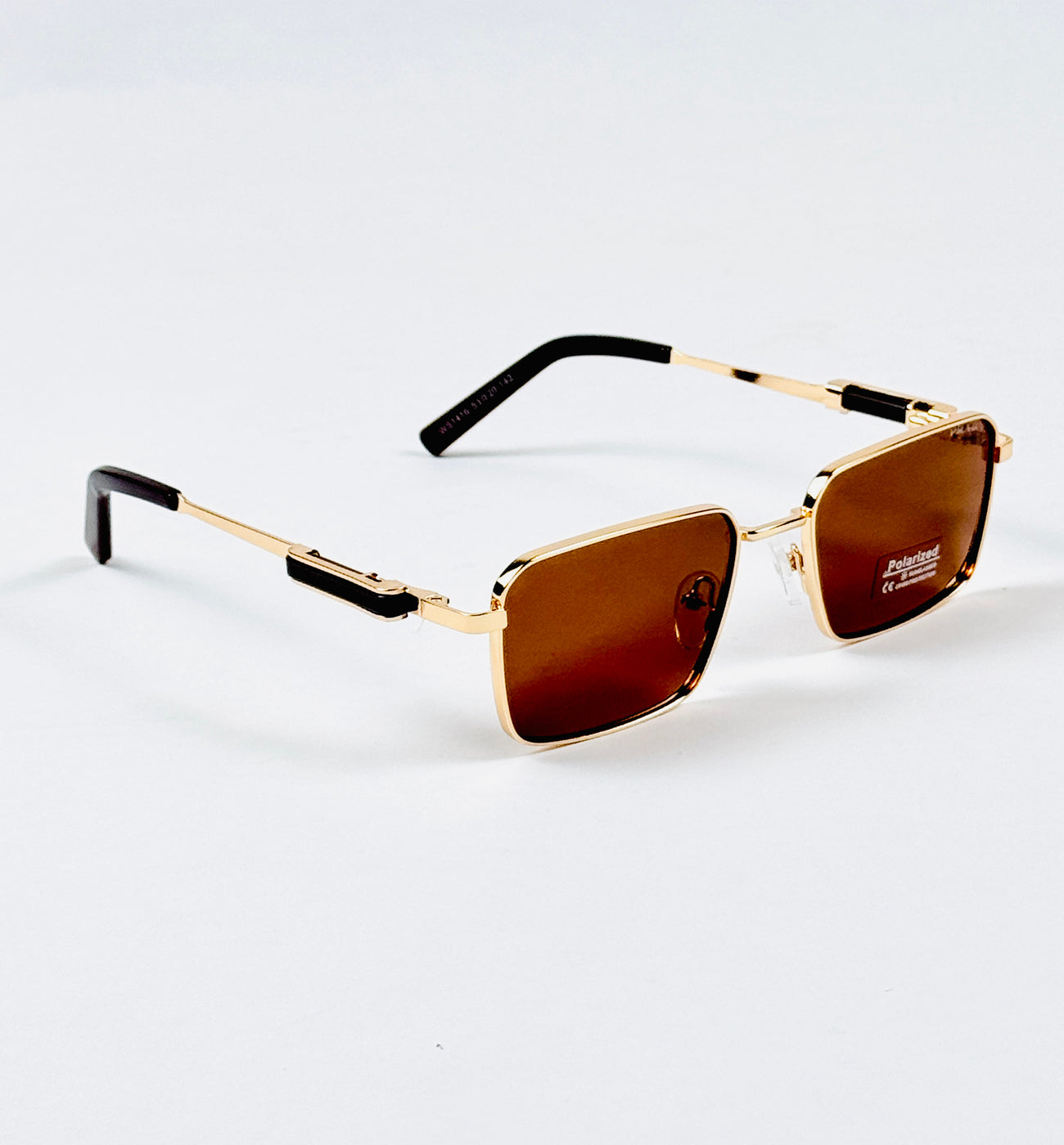 Cartier – 51416 – 53 – Golden Brown – Metal – Sunglasses – Unisex