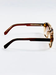 Moscot - 9820 – 55 – Transparent Brown – Acetate – Sunglasses – Unisex