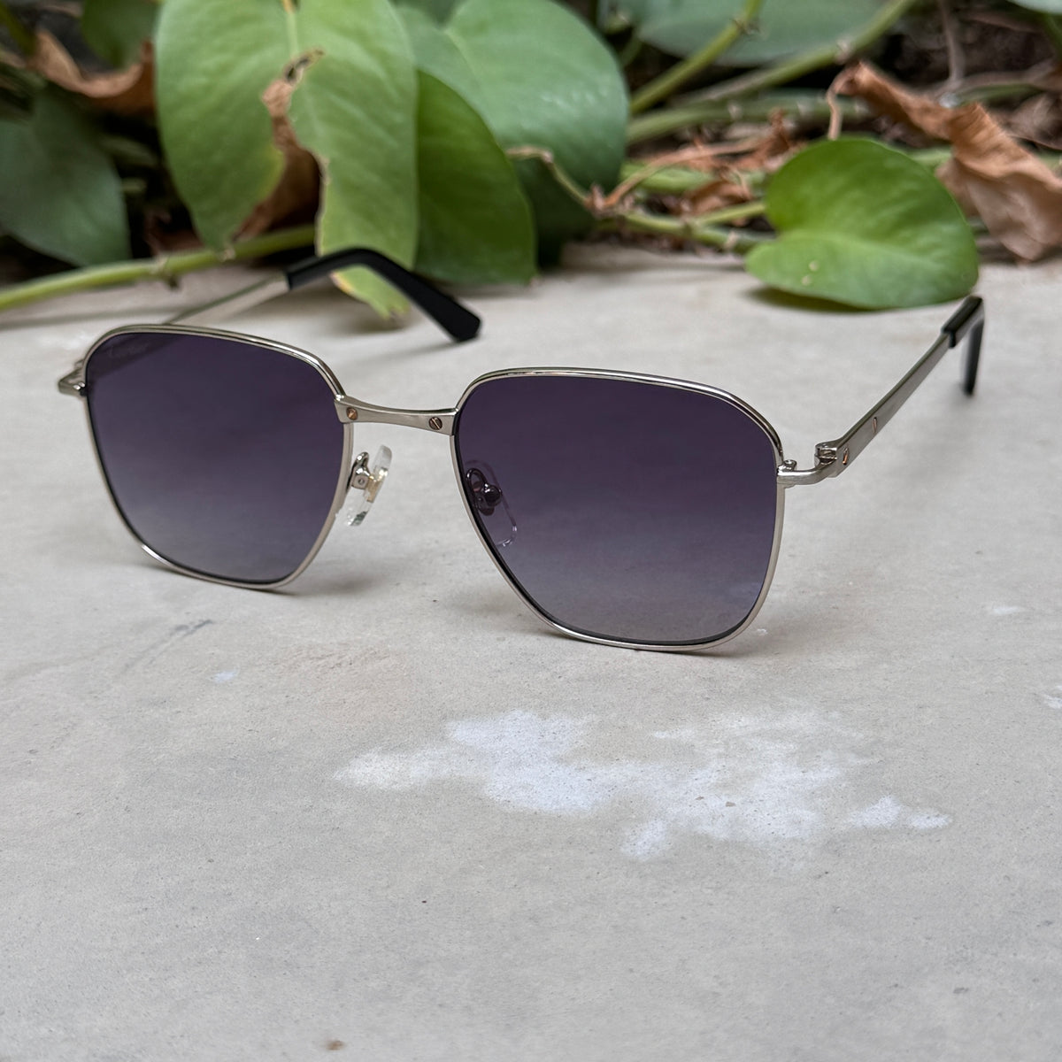 Cartier – 0550 - 56 – Silver Gradient - Metal - Sunglasses – Unisex - Premium