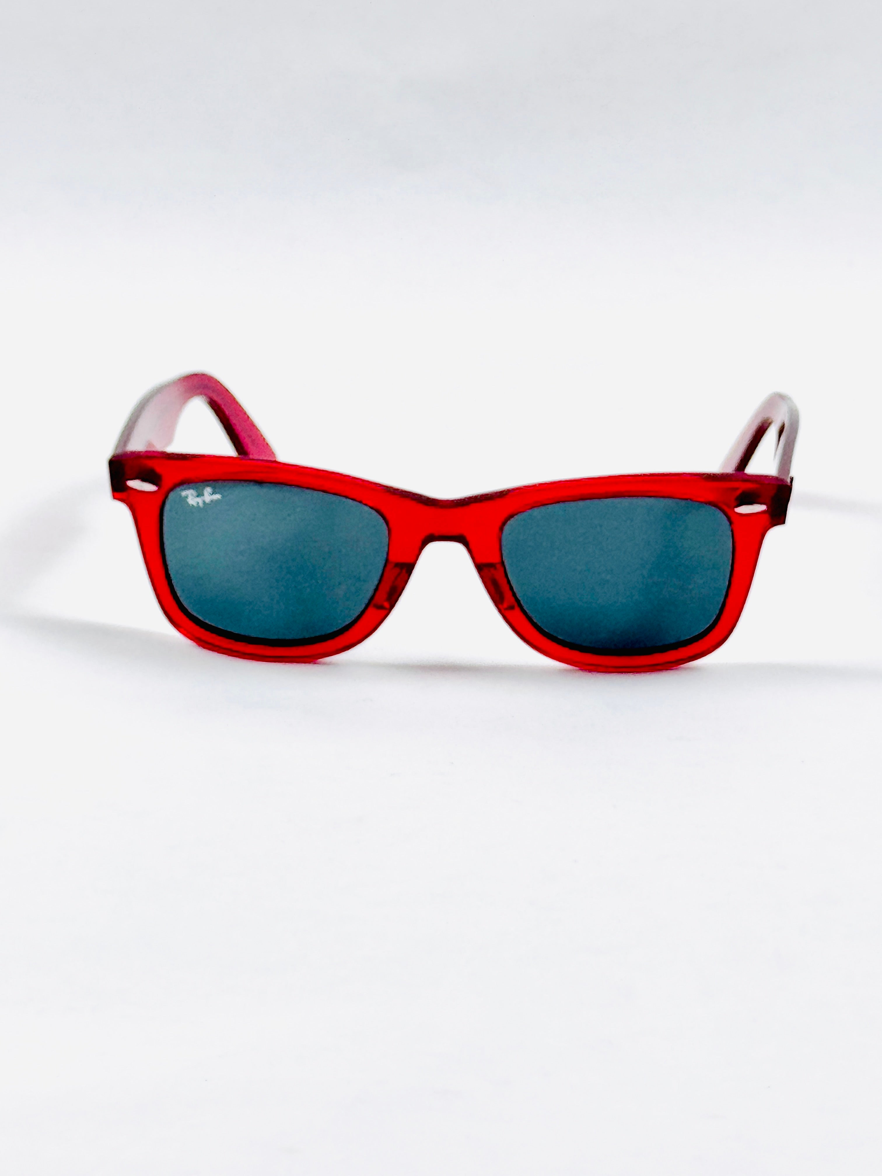 RayBan – 2140 – 50 – Red Black –  Acetate- Sunglasses – Unisex - Premium