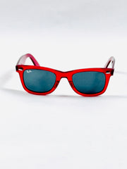 RayBan – 2140 – 50 – Red Black –  Acetate- Sunglasses – Unisex - Premium