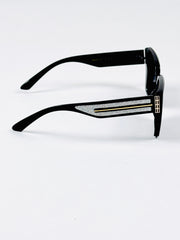 Dior - 9058 – 59 – Black – Acetate – Sunglasses – Ladies