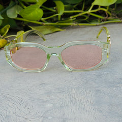 Versace – 52024 - 53 – Green Pink – Acetate - Sunglasses – Unisex