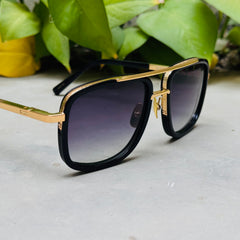 Dita – 2030 - 60 –  Golden Black Gradient - Metal - Sunglasses – Unisex - Premium