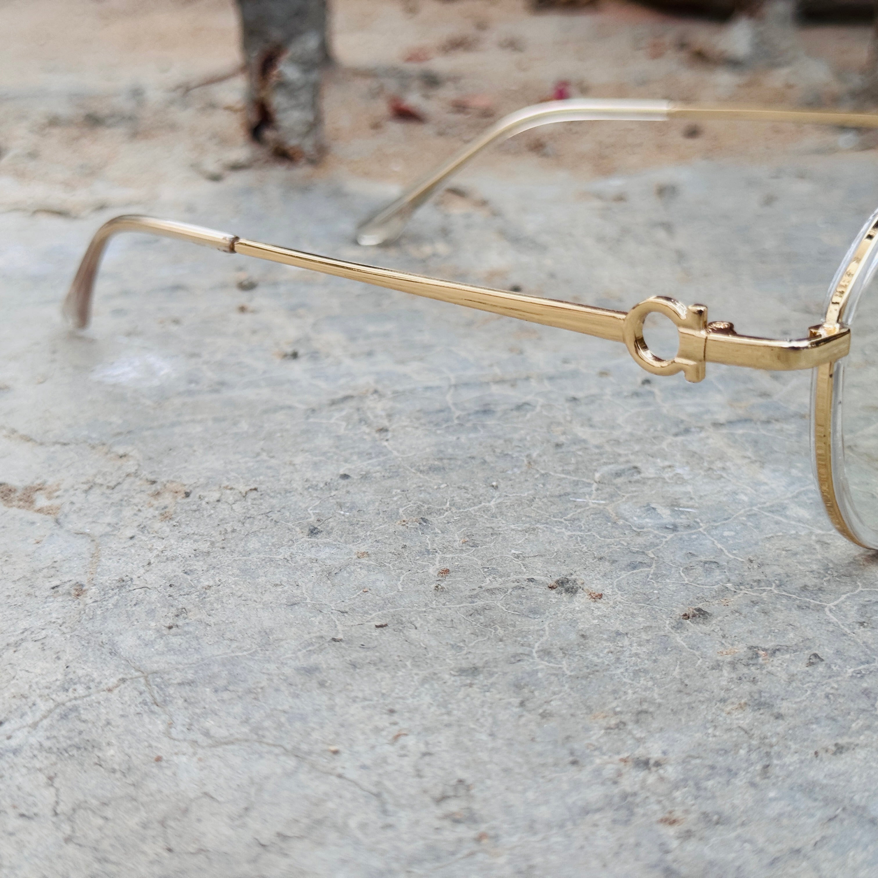 Ferragamo – 5580 – 54 – White Gold – Metal – Optics – Unisex