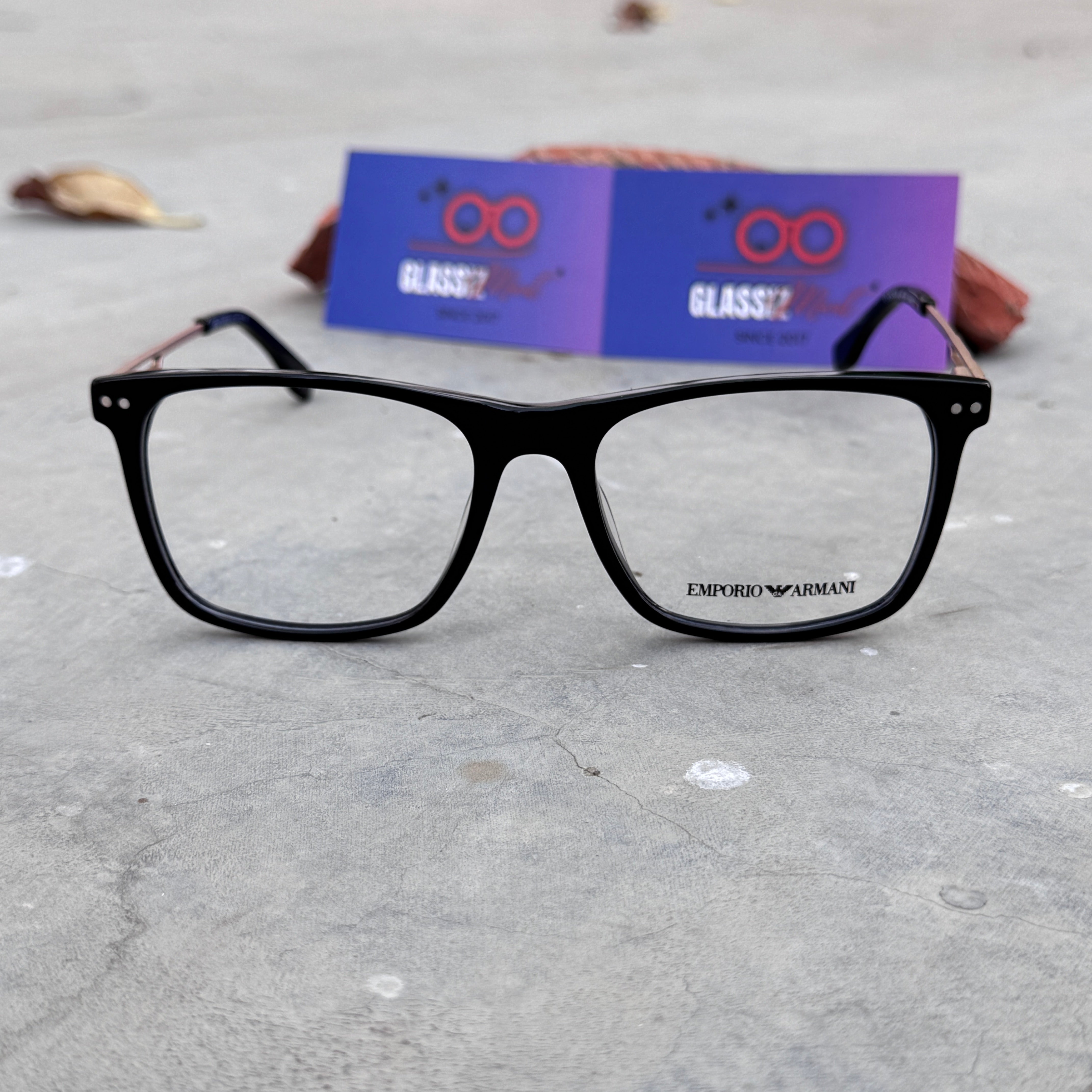 Boss – 42403 – 54 – Golden Black - Acetate - Optics – Unisex - Premium