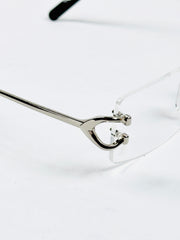 Cartier – 0488 – 56 – Silver - Metal - Optics – Unisex - Premium