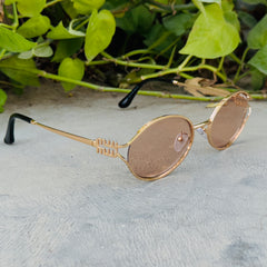Miu Miu – 2409 - 59 – Pink – Metal - Sunglasses – Ladies