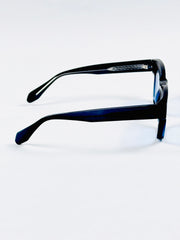 Moscot - 9843 – 52 – Black Blue – Acetate – Sunglasses – Unisex
