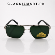 Rayban – 9713 - 56 – Silver Green – Metal – Sunglasses