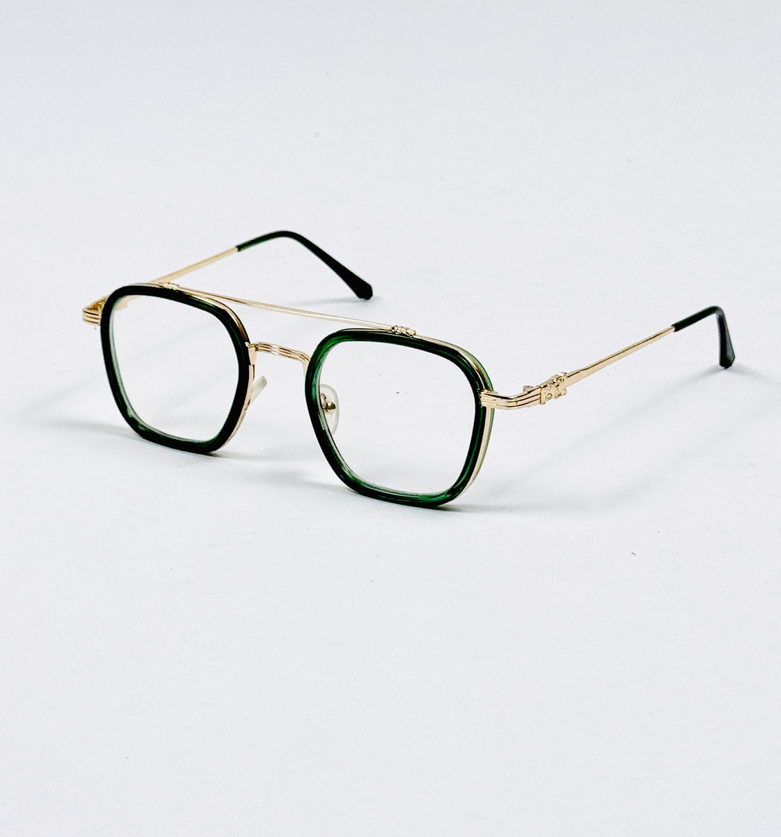Ferragamo – 59300 – 5449 – Golden Green – Metal – Optics – Unisex