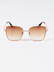 Tees – 2058 – 53 – Golden Brown – Metal – Sunglasses – Ladies