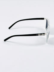 Cartier - P1256 – 54 – Transparent Black – Acetate – Sunglasses – Unisex