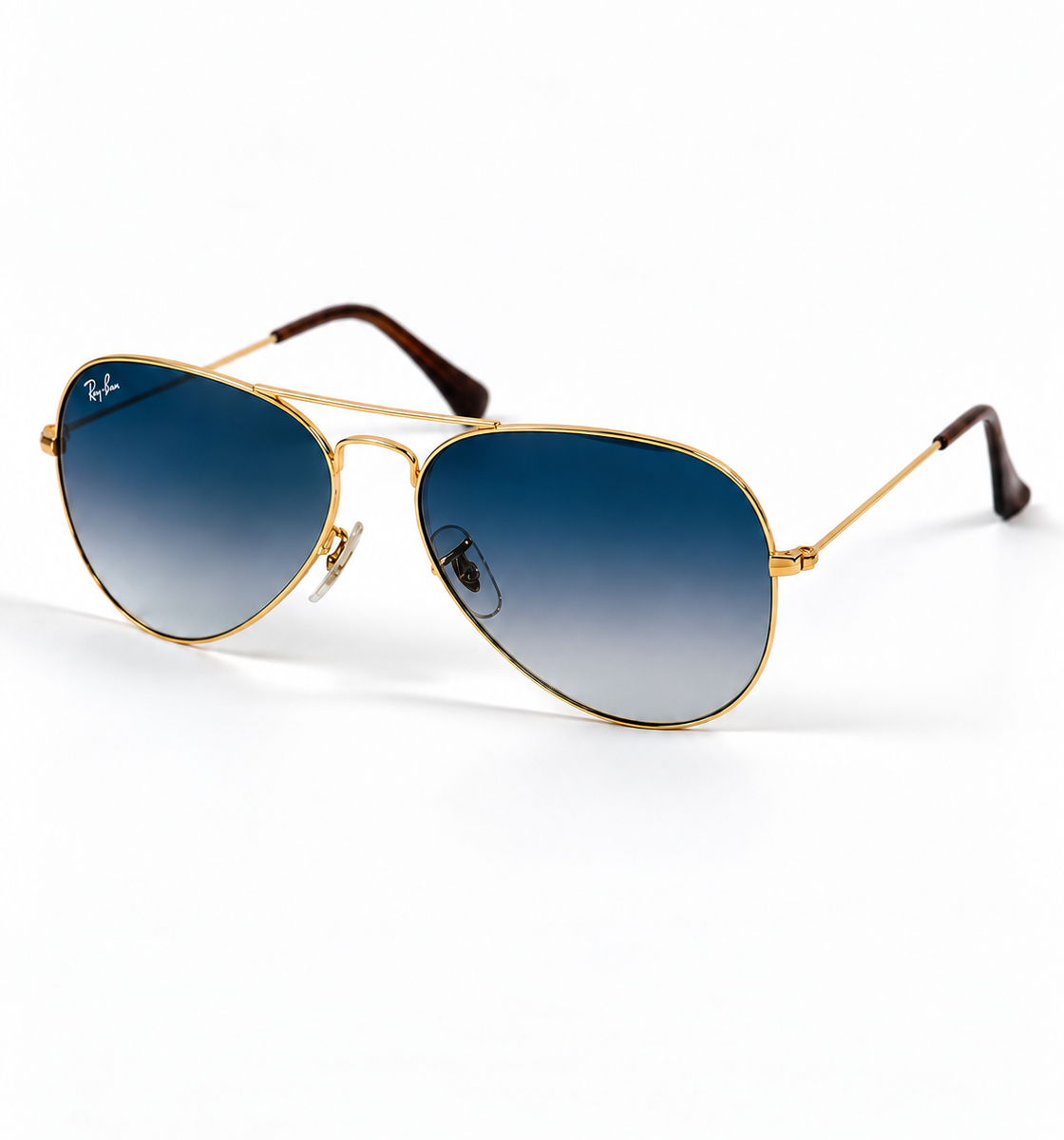 Rayban – 3026 – 59 – Golden Blue Gradient – Metal – Sunglasses – Unisex - Premium