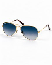Rayban – 3026 – 59 – Golden Blue Gradient – Metal – Sunglasses – Unisex - Premium