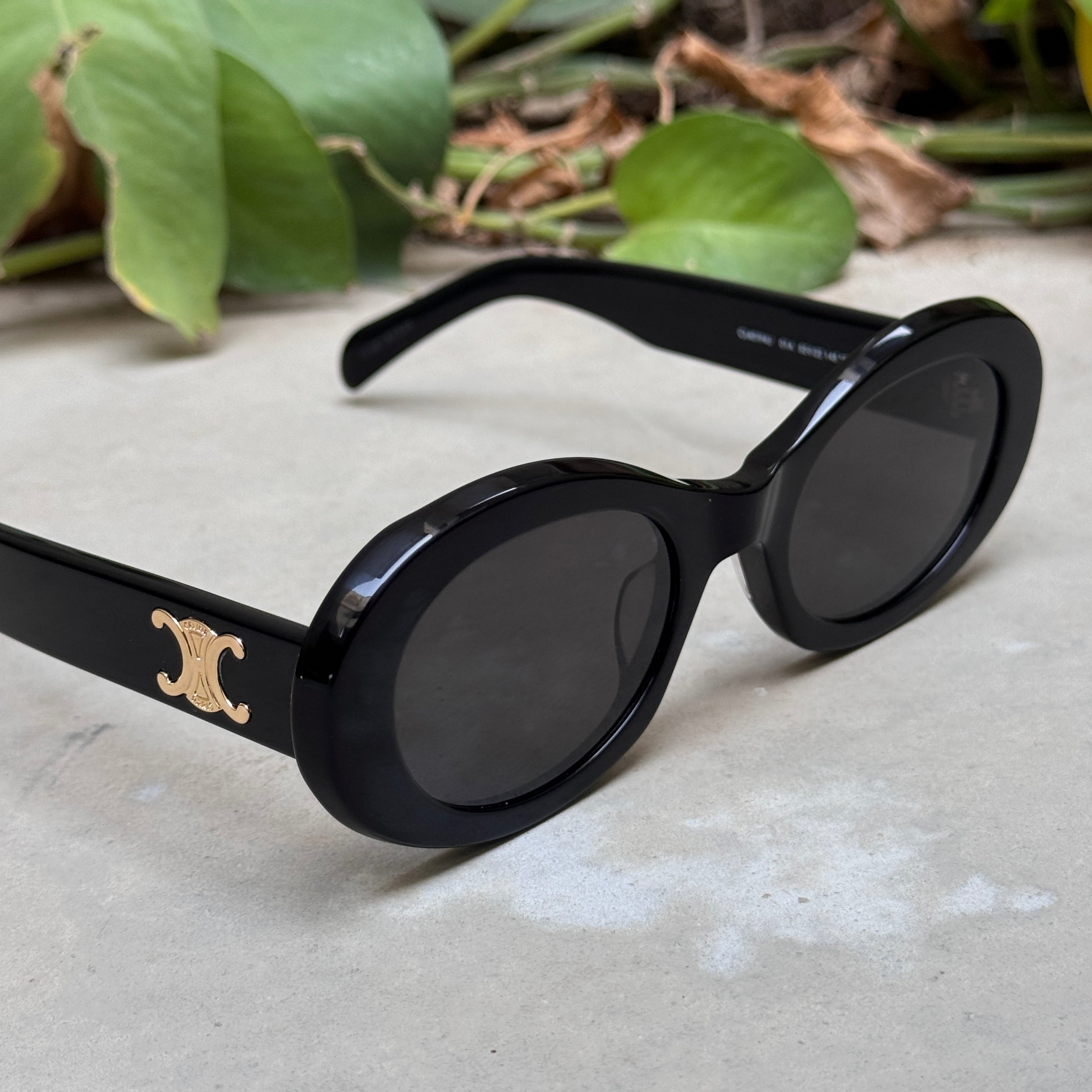 Celine – 40194 - 52 – Black – Acetate - Sunglasses – Ladies - Premium