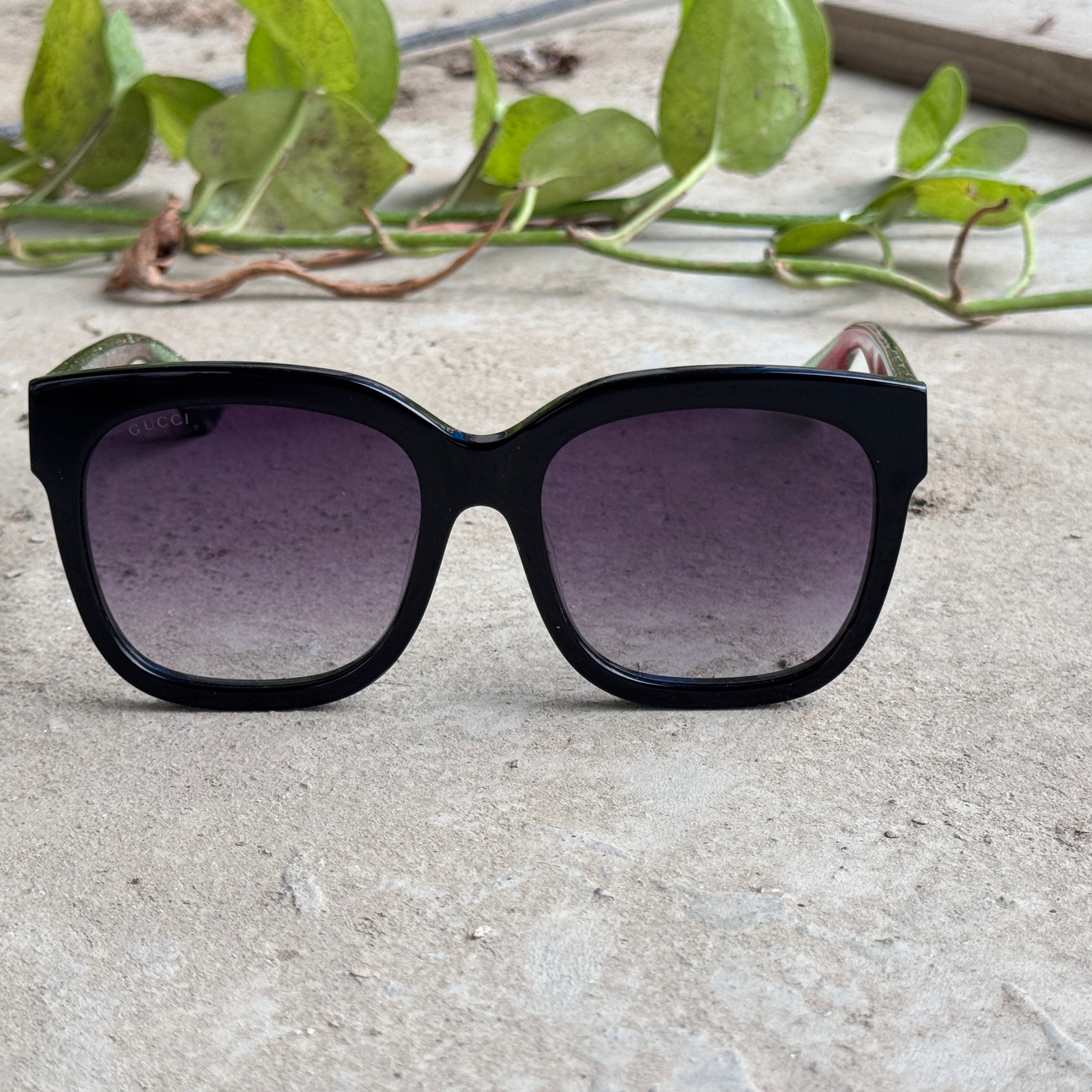 Gucci – 1338 - 50 – Black Gradient - Acetate - Sunglasses – Ladies - Premium