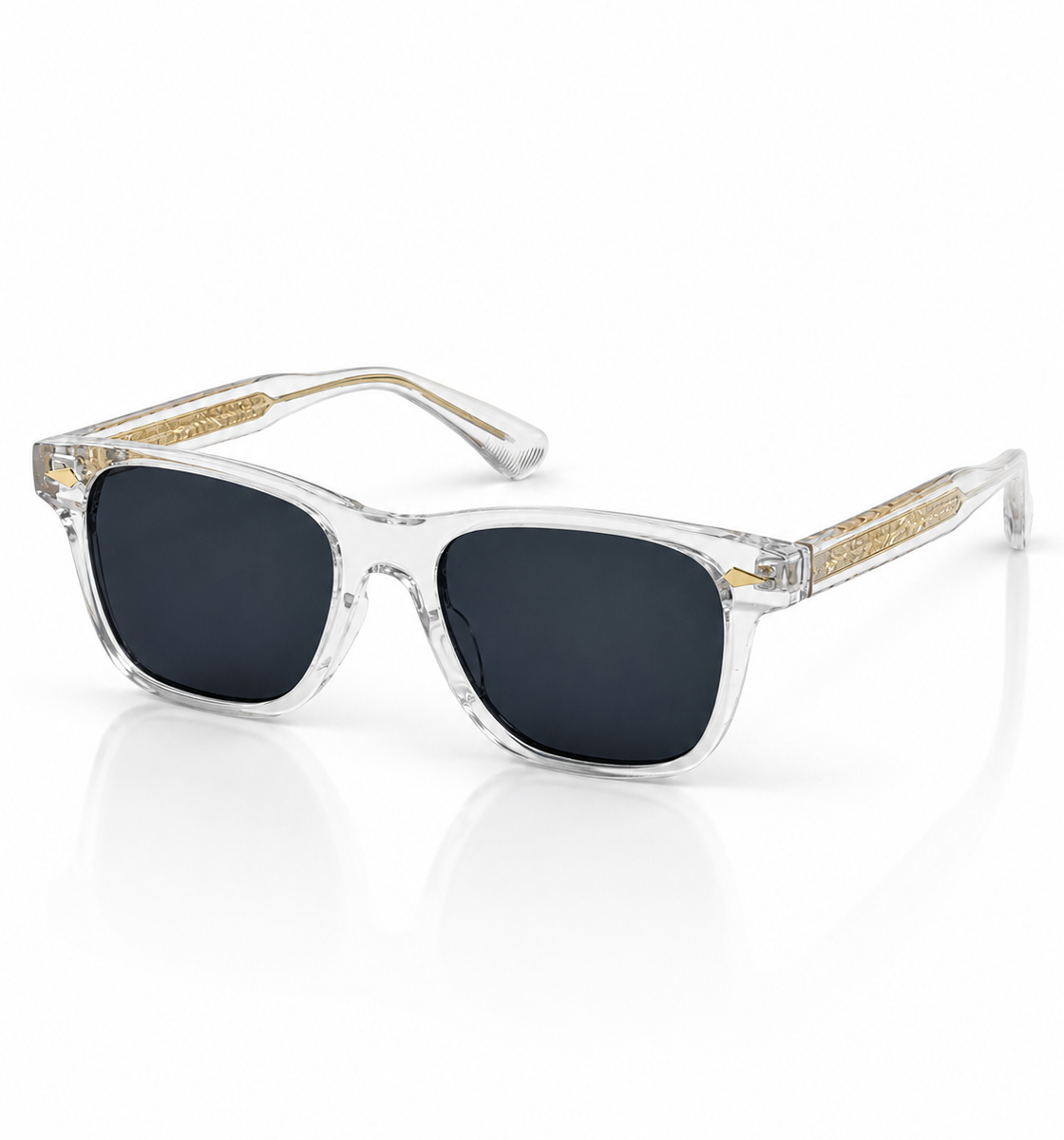 Moscot - 6217 – 52 – Transparent Black – Acetate – Sunglasses – Unisex