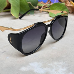 YSL – M137 - 55 – Golden Black Gradient – Metal - Acetate - Sunglasses – Ladies - Premium
