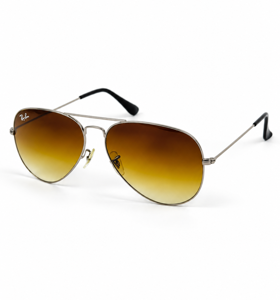 Rayban – 3026 – 62 – Silver Brown Gradient – Metal – Sunglasses – Unisex - Premium
