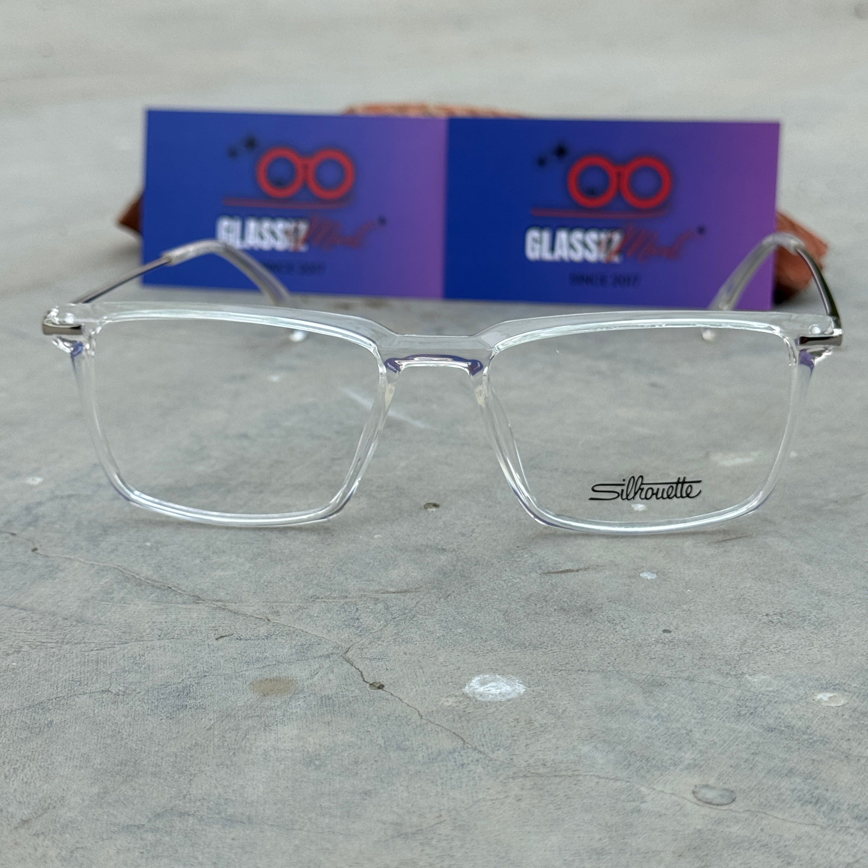 Sillouette – 7838 – 53 – Transparent –  Acetate - Optics – Unisex - Premium