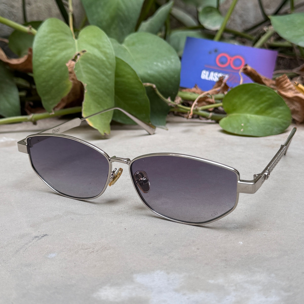 Dior – CANNAGE - 57  – Silver Black Gradient - Metal - Sunglasses – Unisex - Premium