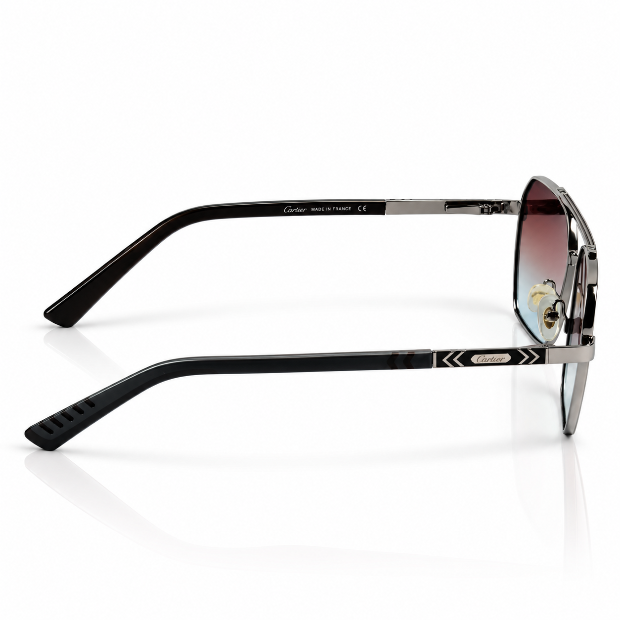 Cartier – 58443 – 54 – Grey Multi – Metal – Sunglasses – Unisex