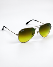 Rayban – 3026 – 59 – Silver Yellow – Metal – Sunglasses – Unisex - Premium