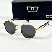 Prada – 56ZS – 54 – Golden Black – Metal – Sunglasses – Unisex